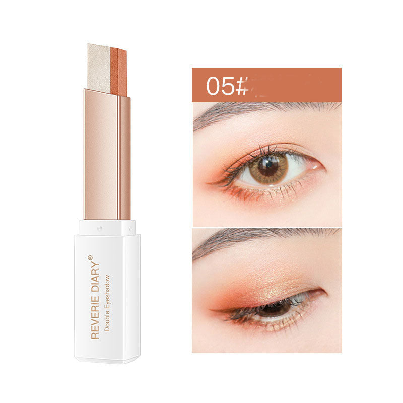 Lazy Eyeshadow Stick Stereo Gradient Shimmer Double Color Eye Shadow Pen Waterproof Easy To Wear Eyeshadow Lazy Eyeshadow Stick Stereo Gradient Shimmer Double Color Eye Shadow Pen Waterproof Easy To Wear Eyeshadow